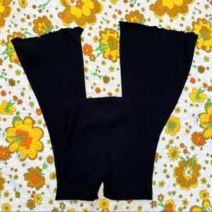 aerie ribbed flare pants